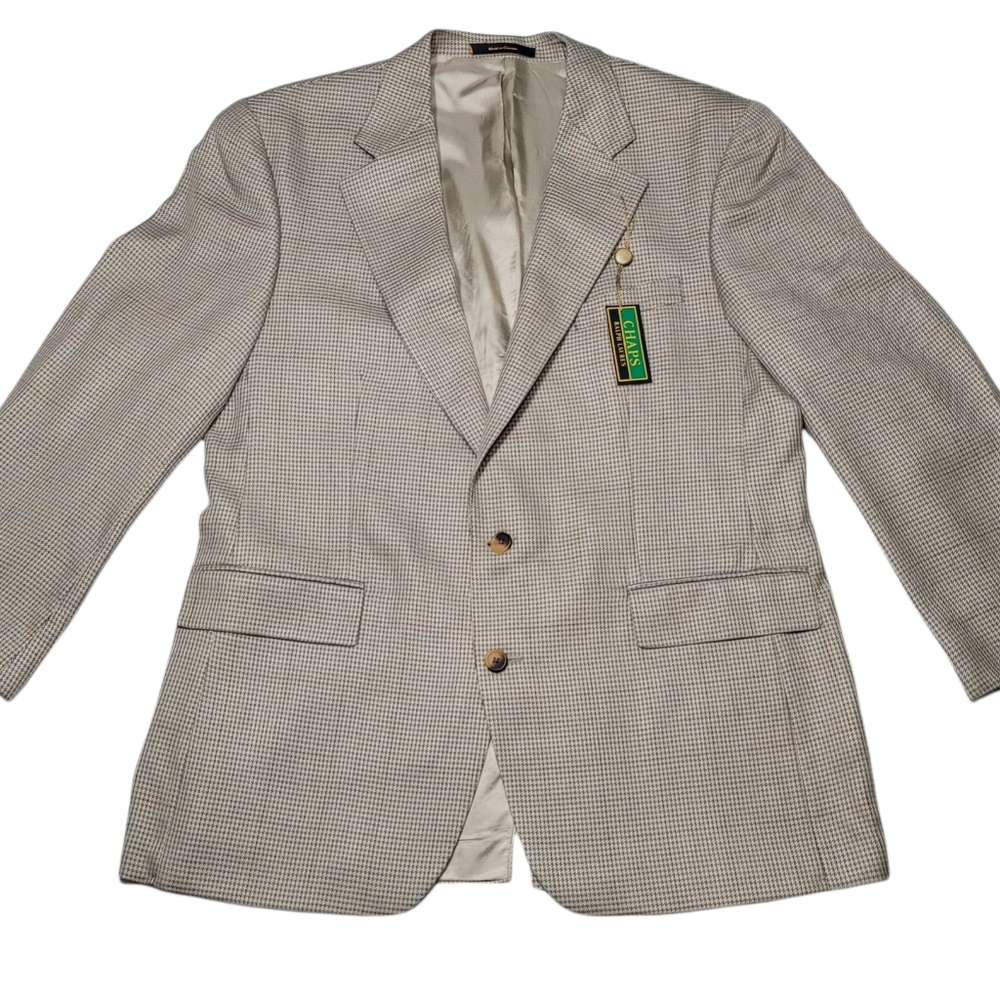 Chaps Two Button Blazer Sz 44 T NWT - Picture 1 of 12